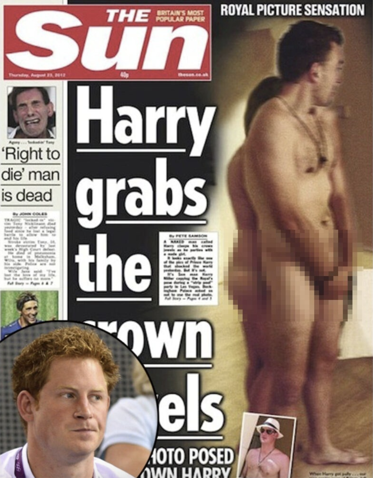 The Sun portada Harry