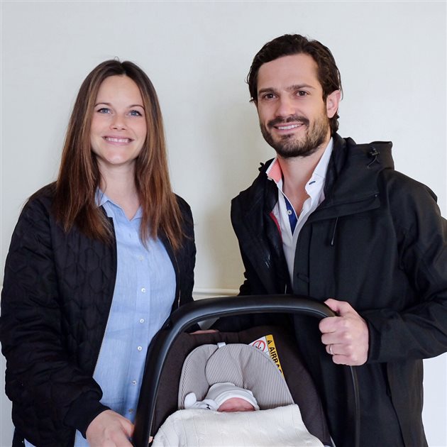 Nace el primer hijo de Carlos Felipe de Suecia y Sofia Hellqvist