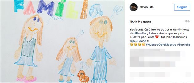 David Bustamante de su hija: “¡Qué bien la hicimos, Paula!”