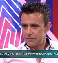 Alonso Caparrós:"Empecé a consumir a los 17 años"