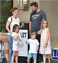 Ben Affleck y Jennifer Garner, juntos por sus hijos