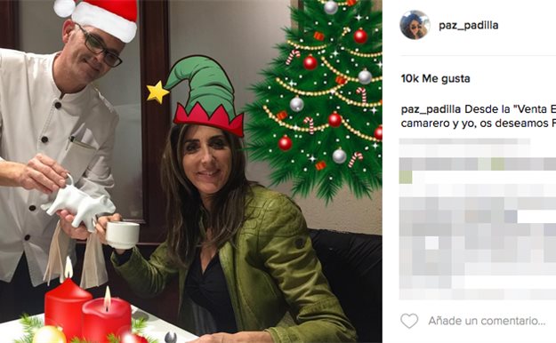 Paz Padilla convierte su jarrita en el accesorio estrella de las Navidades