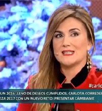Carlota Corredera: "El primer día en 'Cámbiame' fue complicado"