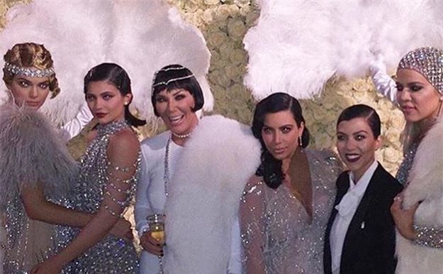 Kris Jenner celebra su 60 cumpleaños a lo Gran Gatsby