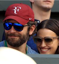 Irina Shayk y Bradley Cooper, amor en Wimbledon