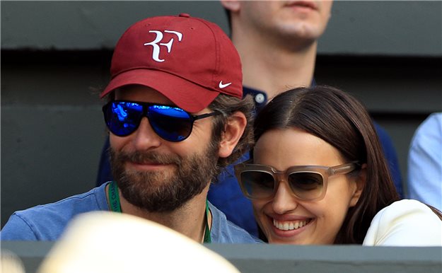 Irina Shayk y Bradley Cooper, amor en Wimbledon