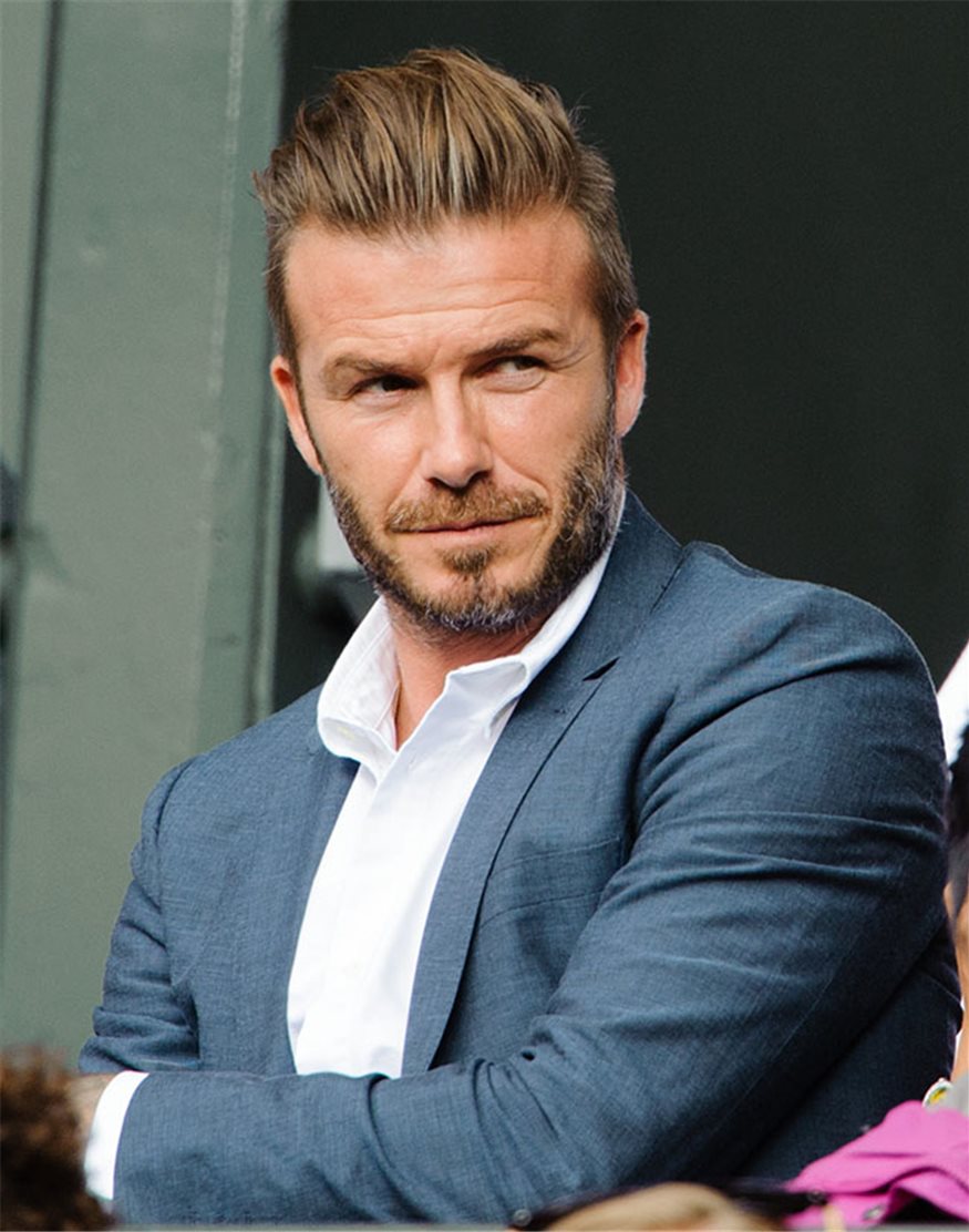 David Beckham un guapo ángel de la guarda