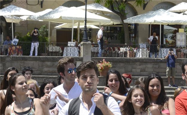 David Bustamante graba en Barcelona su videoclip ‘Feliz’