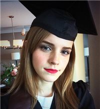 Emma Watson, la graduada más bella