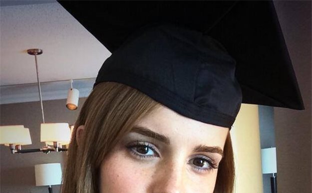 Emma Watson, la graduada más bella