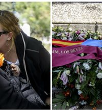 Emotivo entierro de Leandro de Borbón en La Almudena