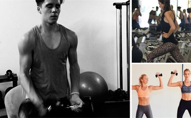 Brooklyn Beckham y otros famosos que no saben vivir sin el 'gym'