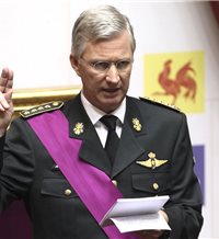 El juramento del nuevo rey de los belgas