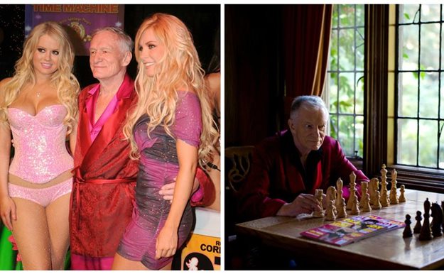Hugh Hefner cambia a sus conejitas por el ajedrez