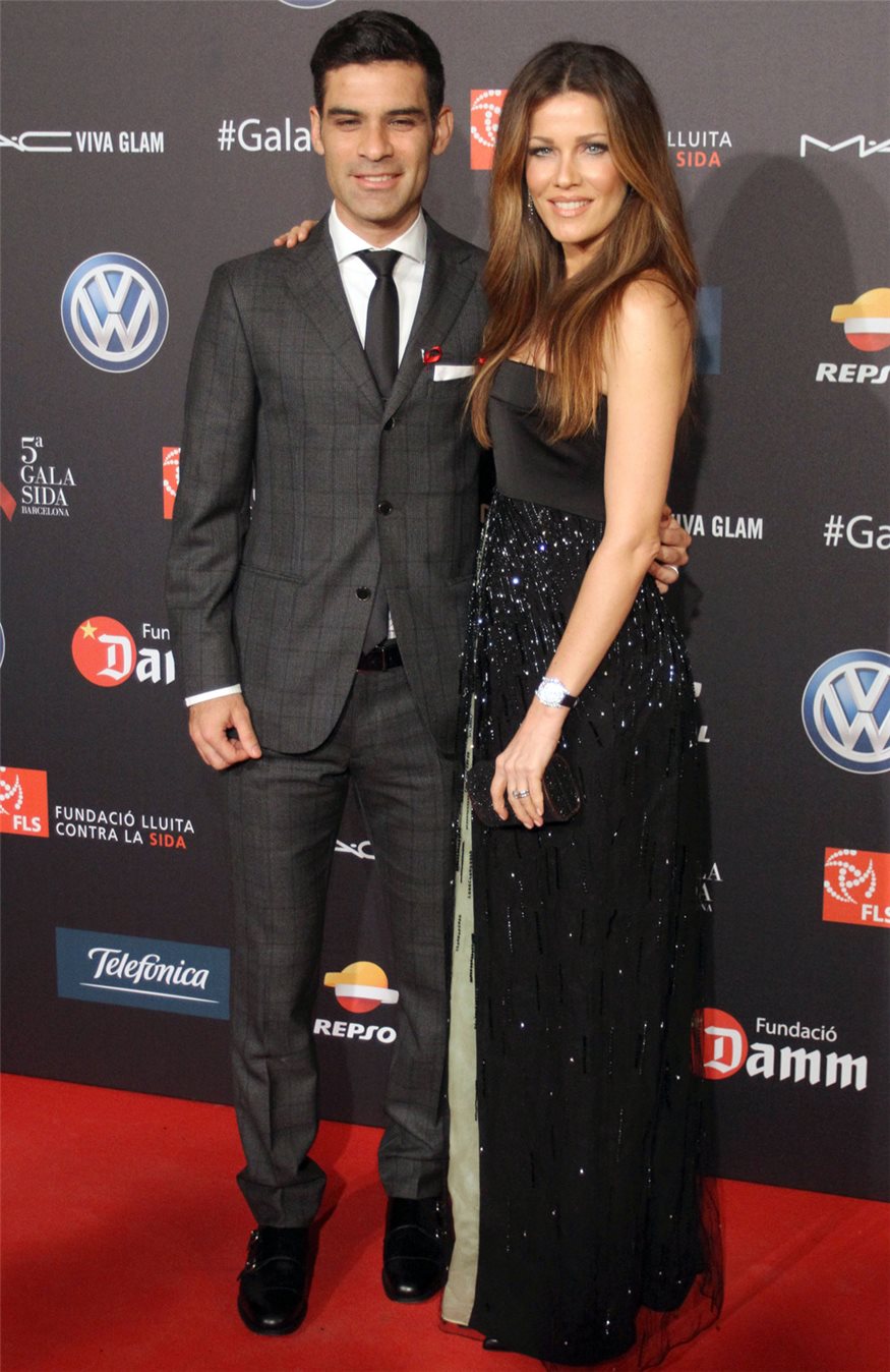 Jaydy Michel, modelo y actriz, junto a su pareja, el futbolista Rafa Márquez