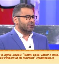 Jorge Javier habla claro, se siente decepcionado por sus compañeros