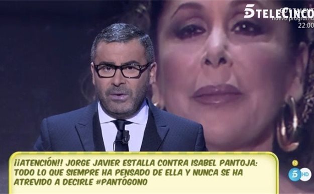 Jorge Javier 'canta las cuarenta' a Isabel Pantoja