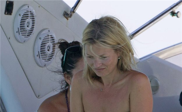 Kate Moss, de vacaciones en Formentera
