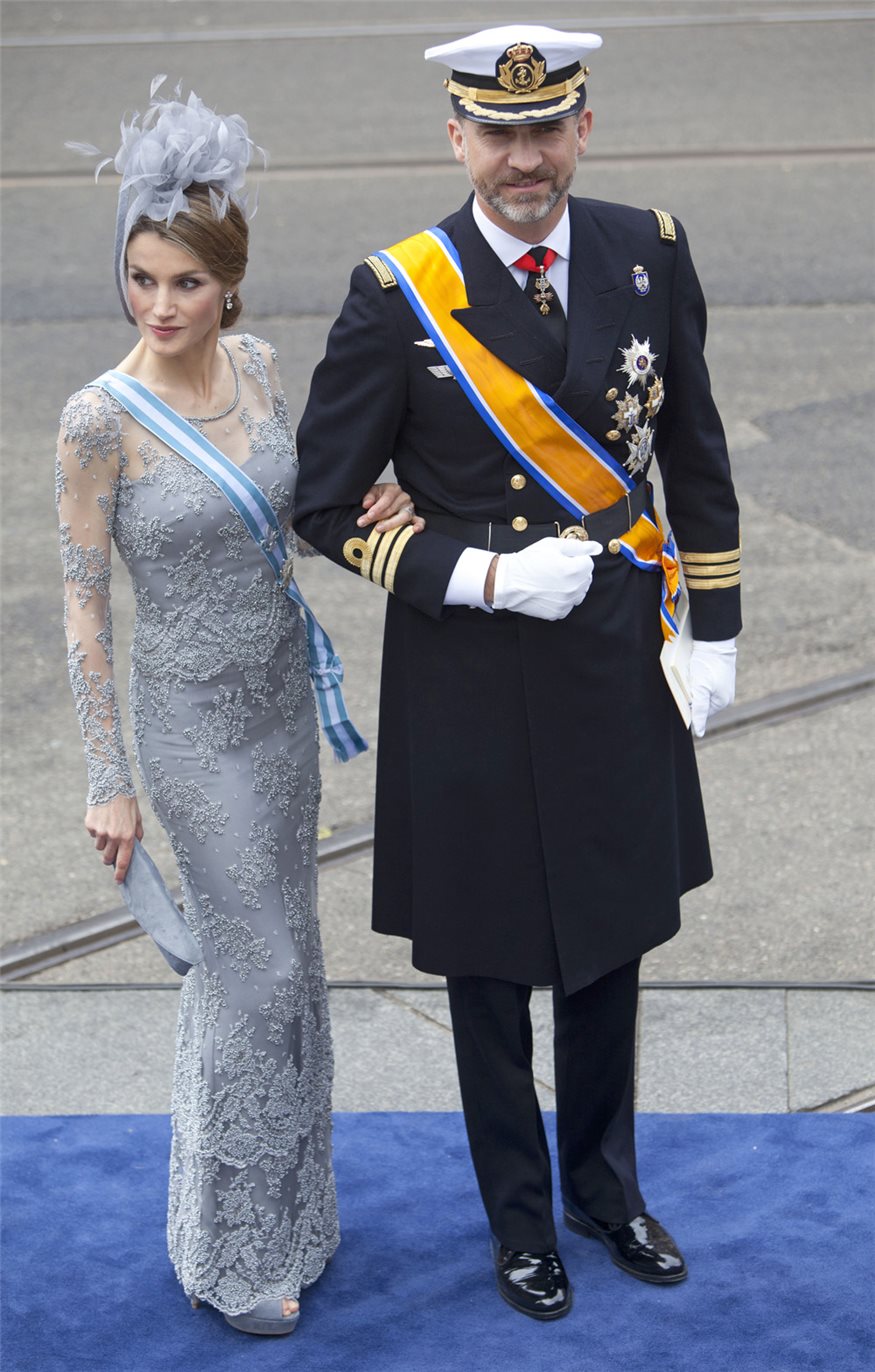 La princesa Letizia y el príncipe Felipe