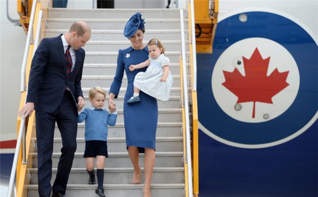 George y Charlotte, primer viaje oficial a Canadá