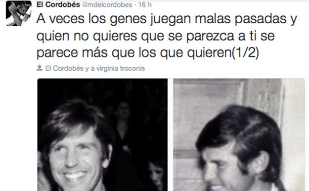 Manuel Díaz y la ‘pullita’ en Twitter a su padre