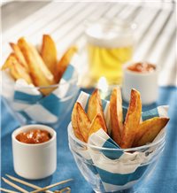 Patatas fritas con salsa de ñoras al vinagre de Jerez