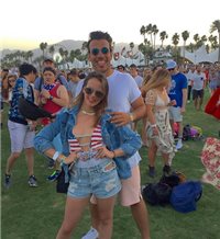Paulina Ducruet y Andrés Velencoso se dejan ver por Coachella