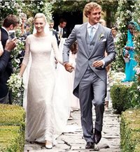 Pierre y Beatrice celebraron su boda de cuento de hadas