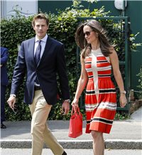 Pippa Middleton en Wimbledon, con su novio