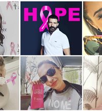 Todos los famosos se solidarizan con las mujeres con cáncer de mama