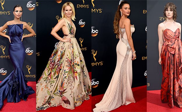 Brillo y glamour en la alfombra roja de los Emmys