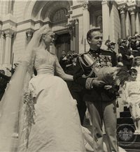 El álbum inédito de la boda de Grace Kelly y Rainiero de Mónaco 