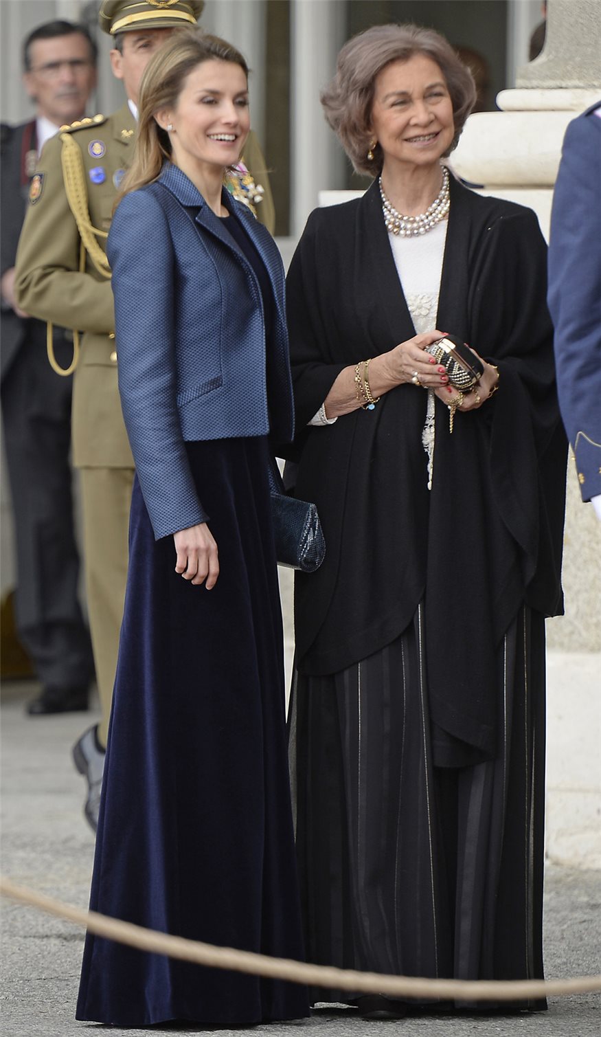 Reina Sofía, princesa Letizia