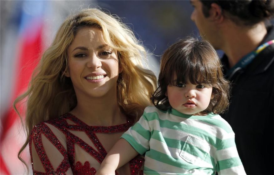 Shakira con Milan