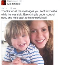 Shakira habla de la enfermedad de su hijo