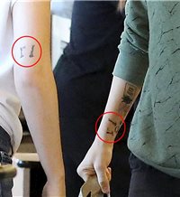Kristen Stewart luce tatuajes a juego con su supuesta novia, Alicia Cargile