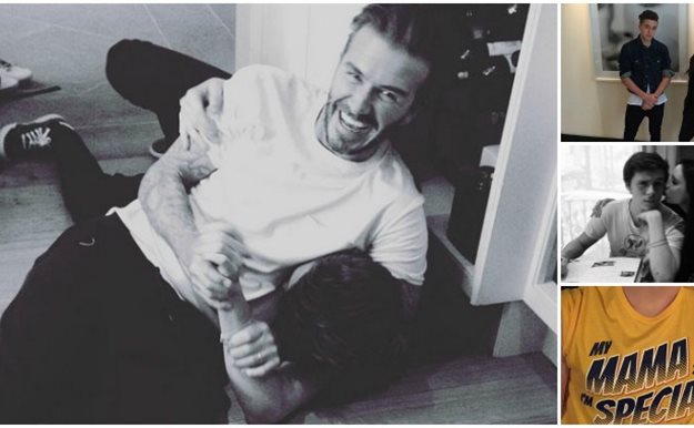 La guerra de los Beckham en sus redes sociales