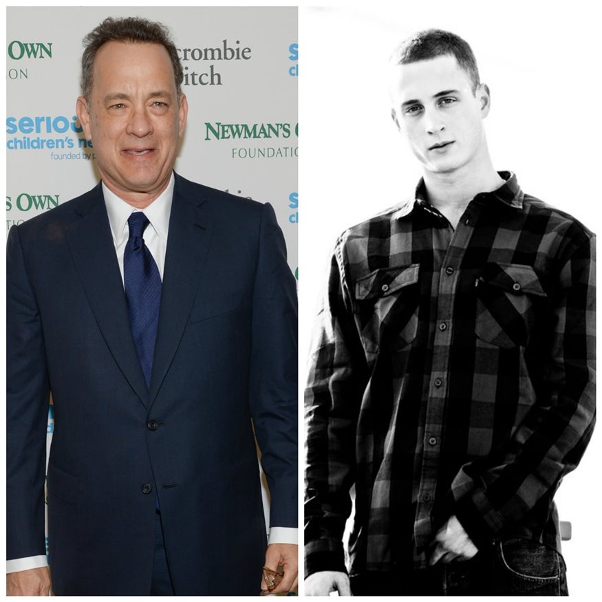 Tom Hanks y su hijo