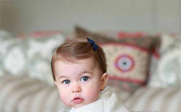 Charlotte, fotografiada por Kate Middleton con motivo de su primer cumpleaños