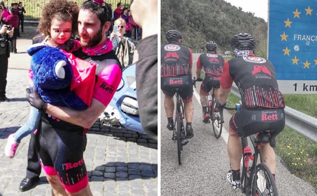Dani Rovira llega a Roma tras pedalear 1.500 kilómetros