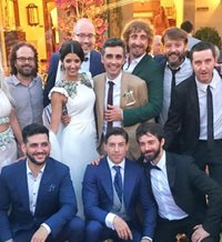 La divertida boda de Canco Rodríguez y Marta Nogal