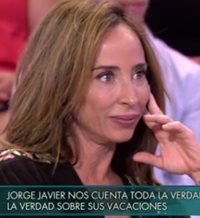 Las lágrimas de María Patiño tras escuchar la 'declaración' de Jorge Javier