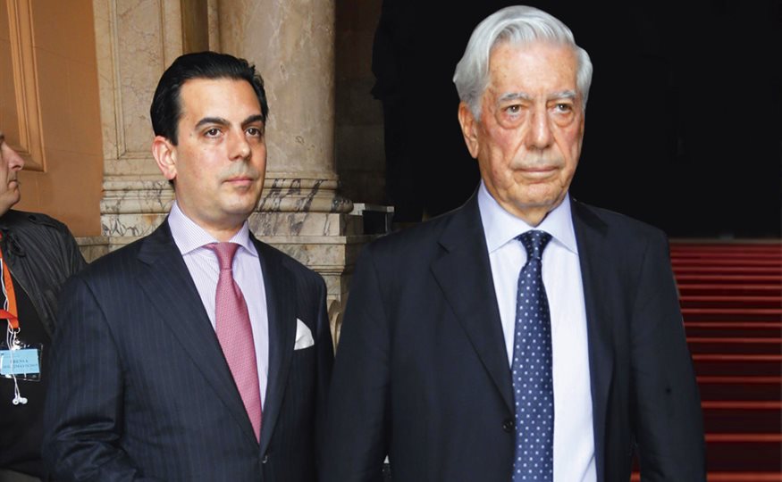 Mario Vargas Llosa y Gonzalo Vargas Llosa