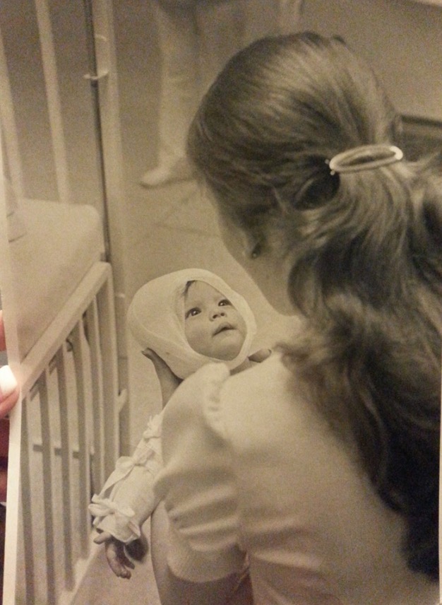 La pequeña Amanda en 1977