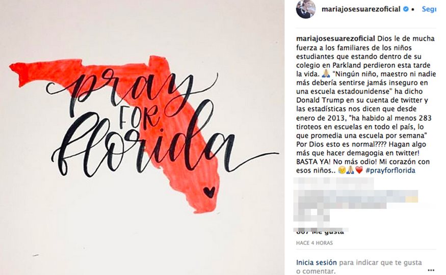 María José Suárez vive de cerca el tiroteo en al instituto de Parkland, Florida
