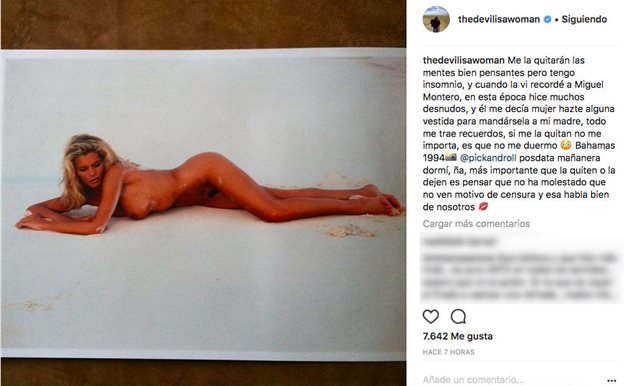 El desnudo de Bibiana Fernández que desafía a la censura en Instagram
