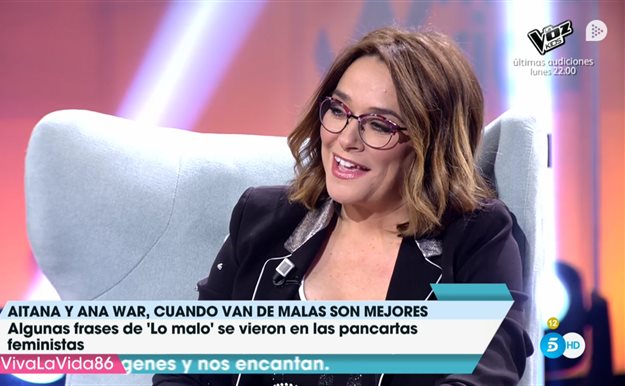 Aitana y Ana Guerra conquistan a Toñi Moreno en 'Viva la vida'
