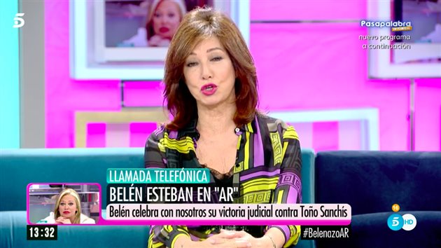 Ana Rosa Quintana habla con Belén Esteban