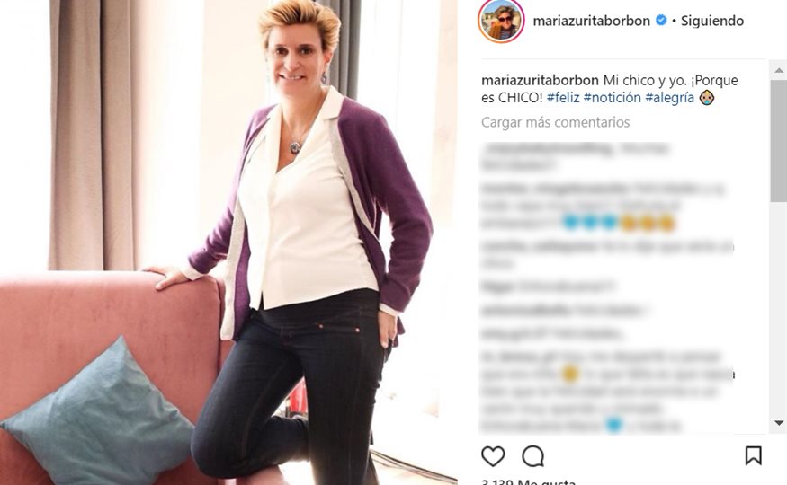 María Zurita anuncia el sexo de su bebé