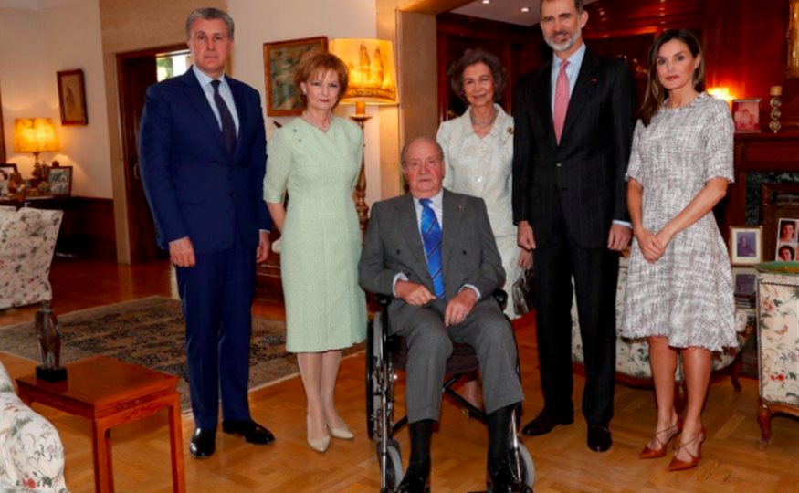 Juan Carlos en silla de ruedas